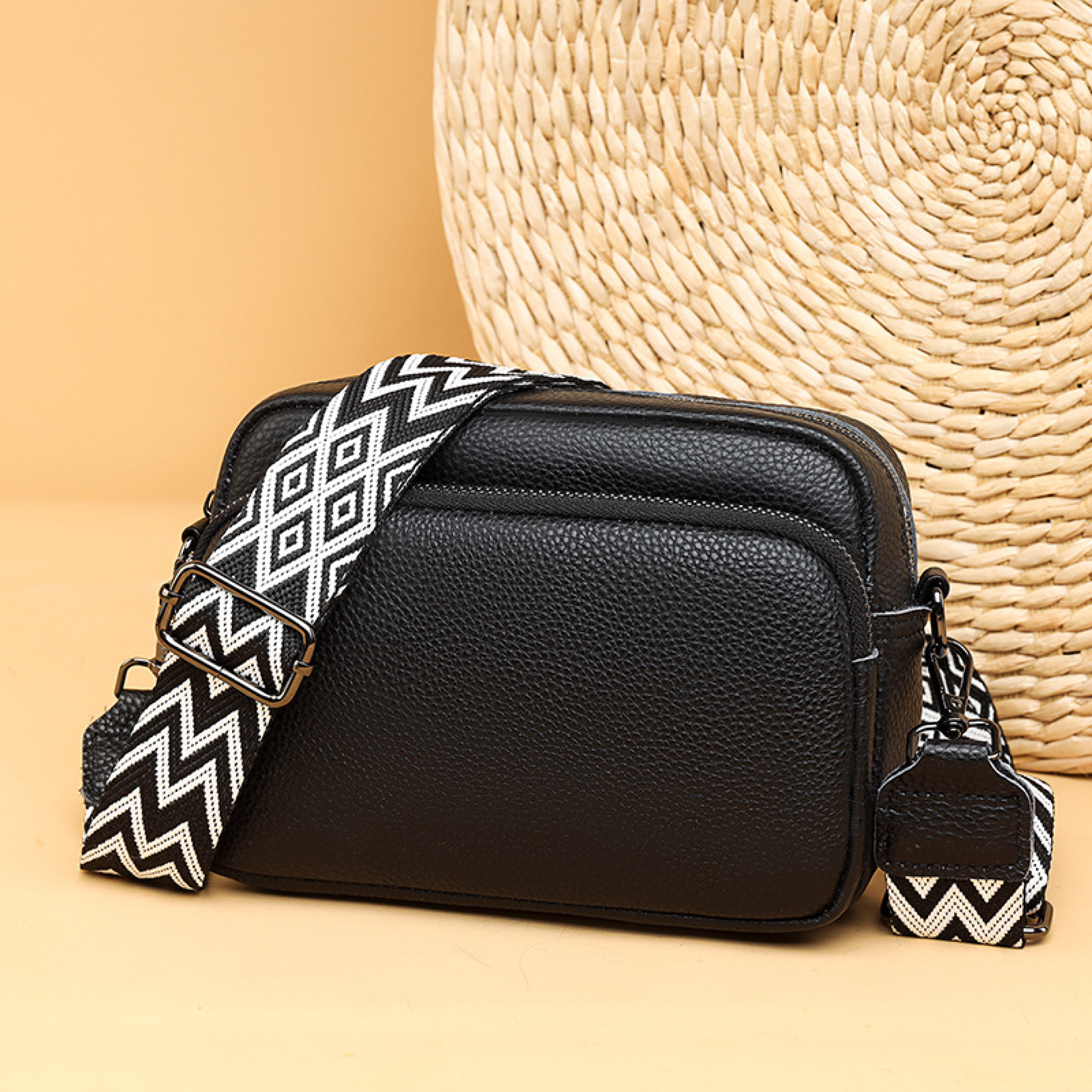 Kensington Leather Crossbody Bag and Accessories